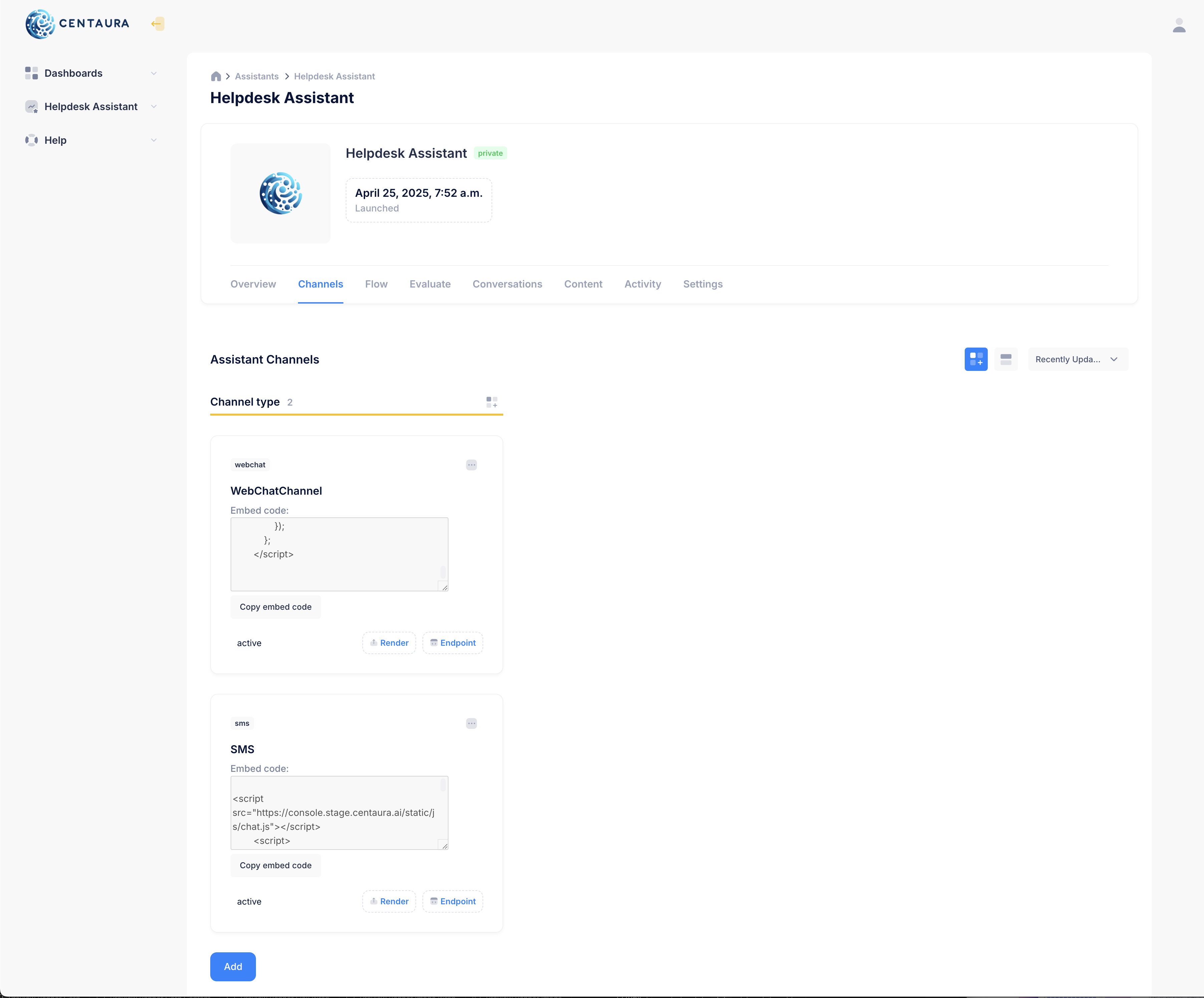Analytics and Insights Dashboard